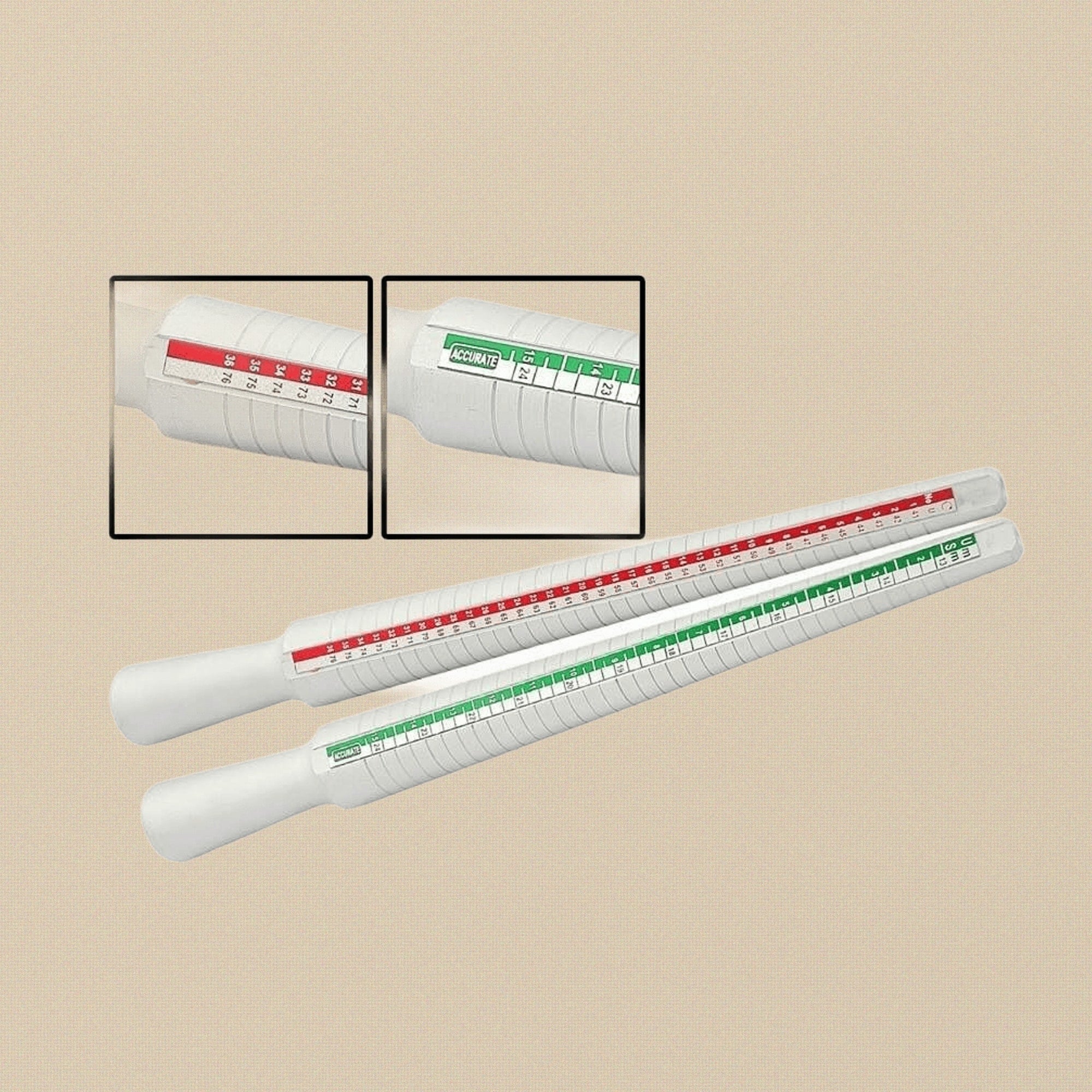 1 x Premium Metal Ring Sizer Stick Mandrel in Dull Finish, US Sizes for Male and Female | Jewellery Making Tools | Toolsmith Ltd UK