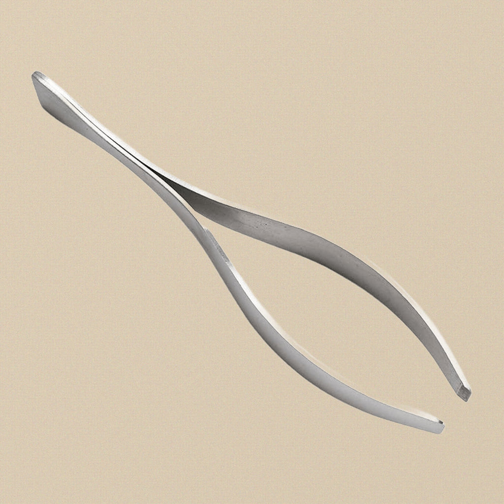 Fish Bone Style Tweezers, 14cm Stainless Steel, Eyebrows Hair Removal, Beauty Tool | Beauty & Nail Tools | Toolsmith Ltd UK