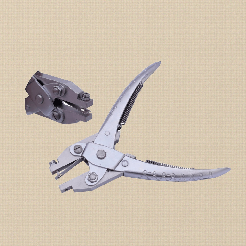 Parallel Action Square Metal Hole Punch Pliers, 2 x 2 mm Pin, Jewelry Wire Crafts Tool, 140 mm | Jewellery Making Tools | Toolsmith Ltd UK