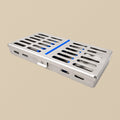 Stainless Steel Sterilisation Cassette for 7 Dental Instruments, 18 x 11 cm | Dental Instruments | Toolsmith Ltd UK