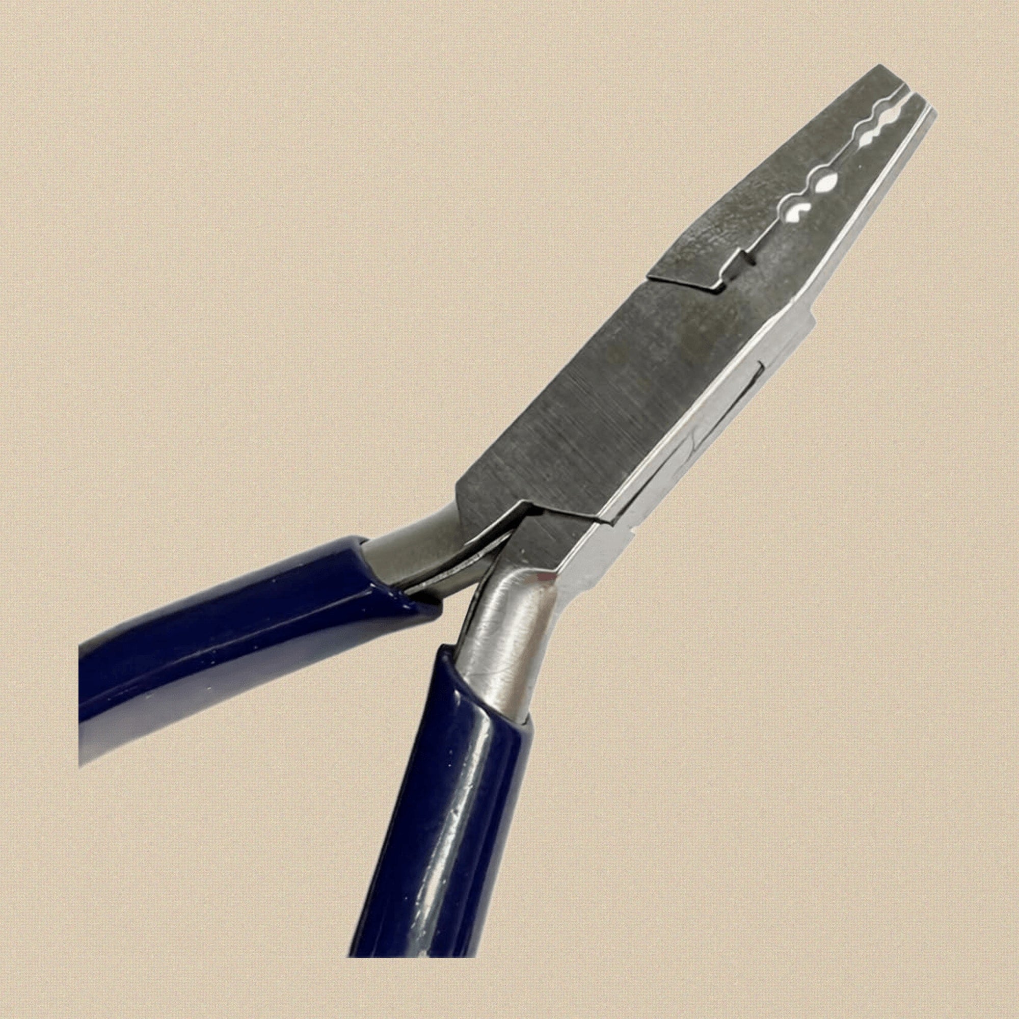 5-Inch Dual Crimping Pliers for Jewellery Making, Beading Tool for 1.5mm and 2.0mm Crimps, Stainless Steel, PVC Handles | Jewellery Making Tools | Toolsmith Ltd UK