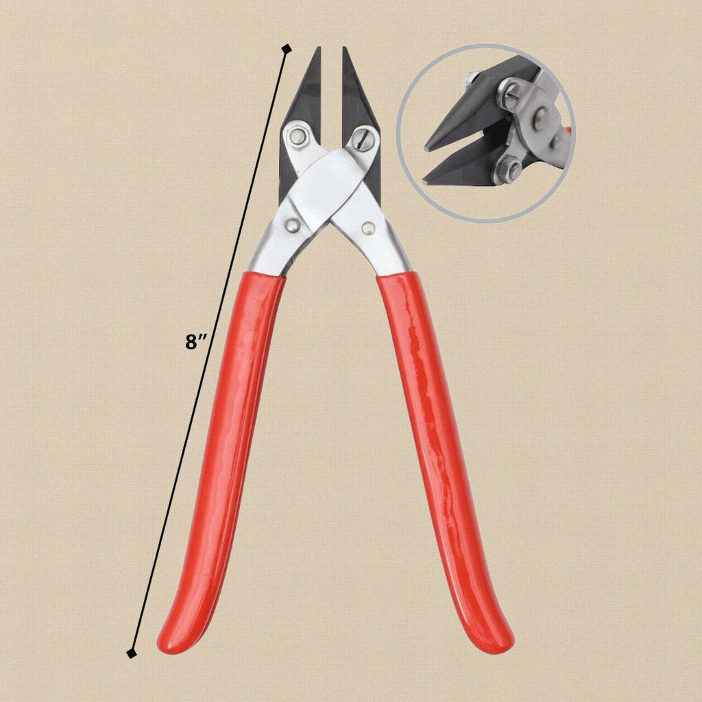 PVC Grips Parallel Action Smooth Jaws Chain Nose Pliers, 200mm, Jewellery and Crafts Making | Jewellery Making Tools | Toolsmith Ltd UK