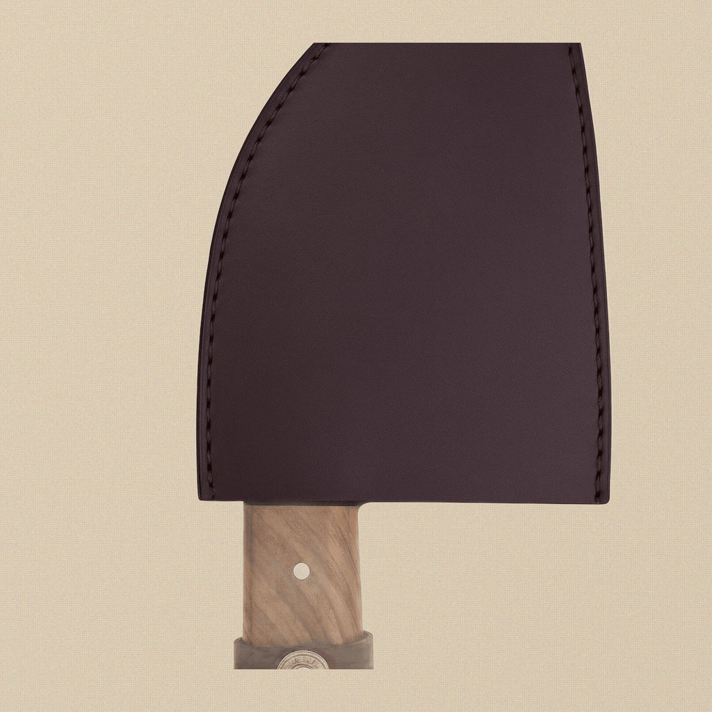 D2 Steel Cleaver Chopper, 325 mm, with Wenge Wood Handle and Leather Sheath | Cleaver | Toolsmith Ltd UK