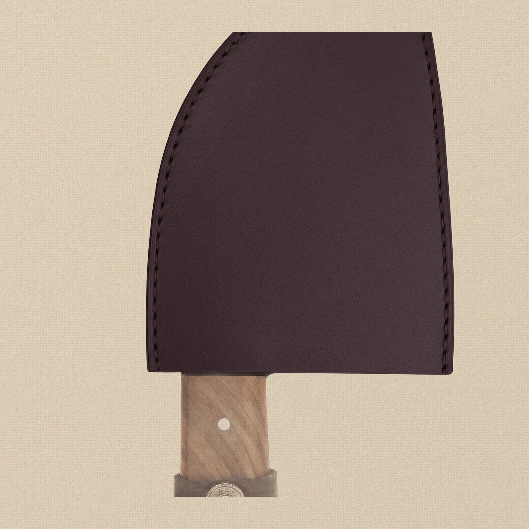 D2 Steel Cleaver Chopper, 325 mm, with Wenge Wood Handle and Leather Sheath | Cleaver | Toolsmith Ltd UK