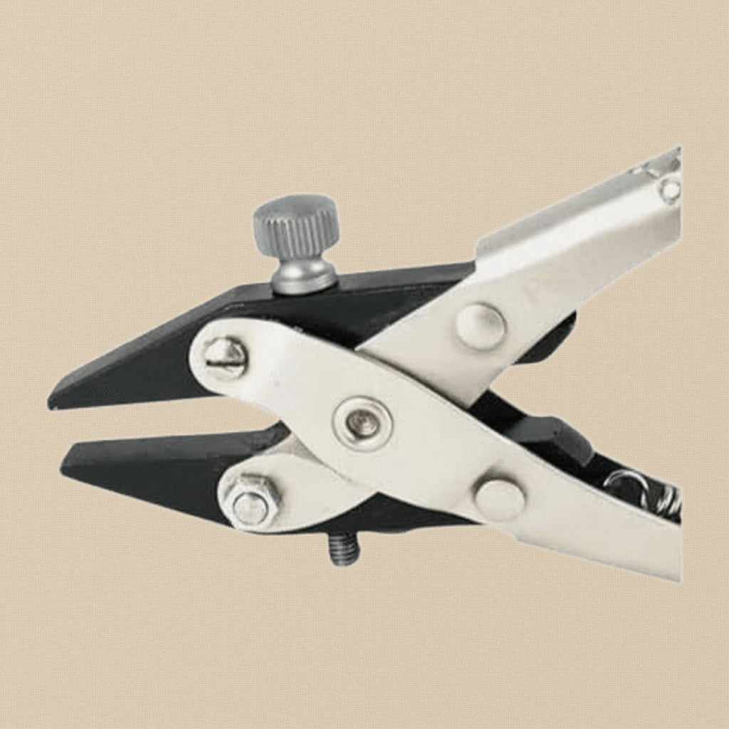 160 mm Parallel Action Pliers with Adjustable Screw, Flat Nose, Smooth Jaws for Jewellery Making and Crafts | Jewellery Making Tools | Toolsmith Ltd UK