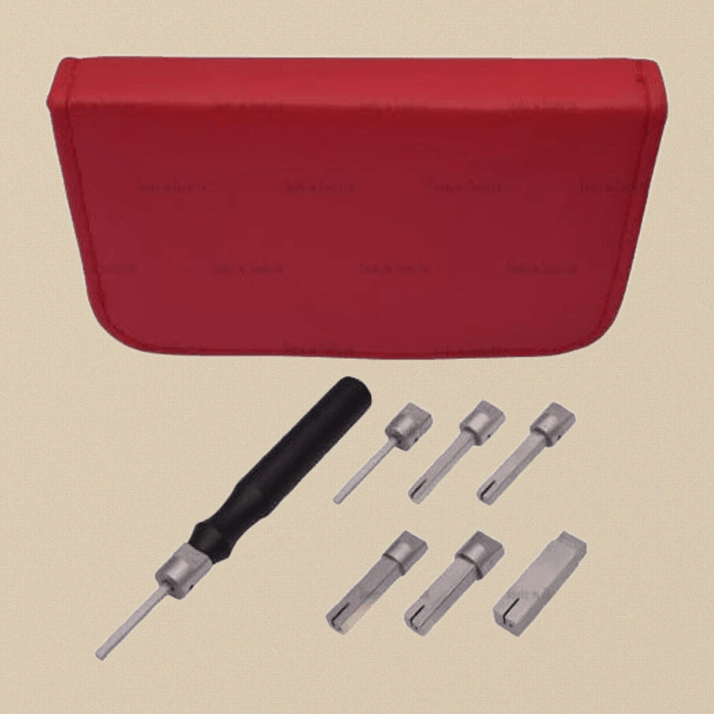 Mini Square Mandrel Set with Handle, 6 Sizes 3-13 mm, Jewellery Making, Wire Wrapping Looping etc | Jewellery Making Tools | Toolsmith Ltd UK