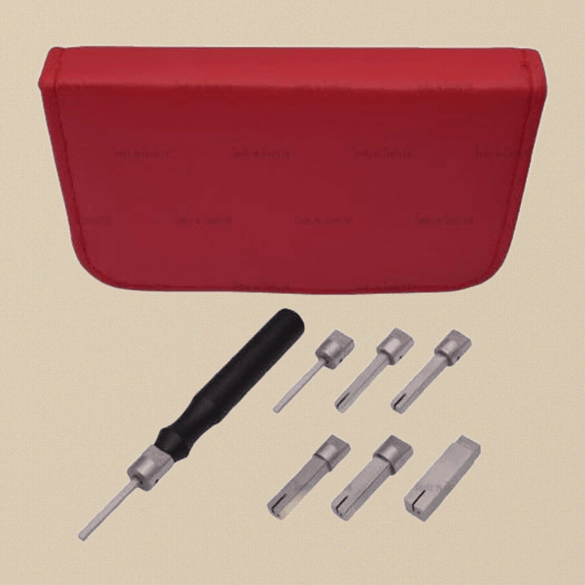 Mini Square Mandrel Set with Handle, 6 Sizes 3-13 mm, Jewellery Making, Wire Wrapping Looping etc | Jewellery Making Tools | Toolsmith Ltd UK