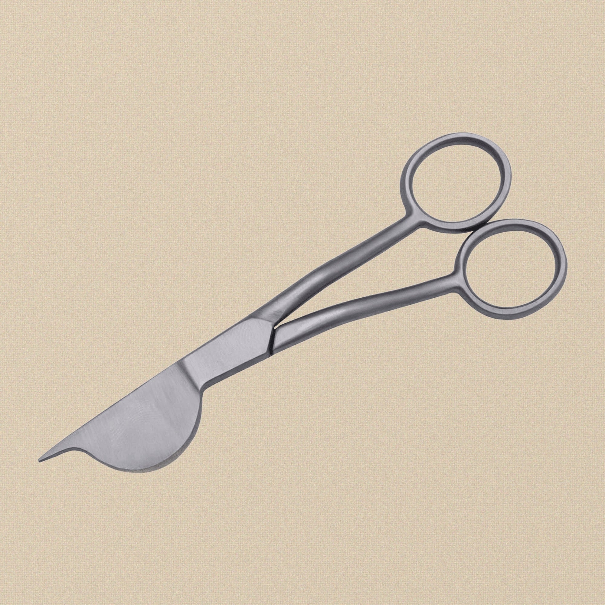 6 Inch Half Duckbill Applique Scissors, Curved Embroidery Lace Thread Quilting Shears, Double Bent Curved Offset Handle for Embroidery, Fabric, Thread, Knitting, Sewing, Arts & Craft | Jewellery Making Tools | Toolsmith Ltd UK