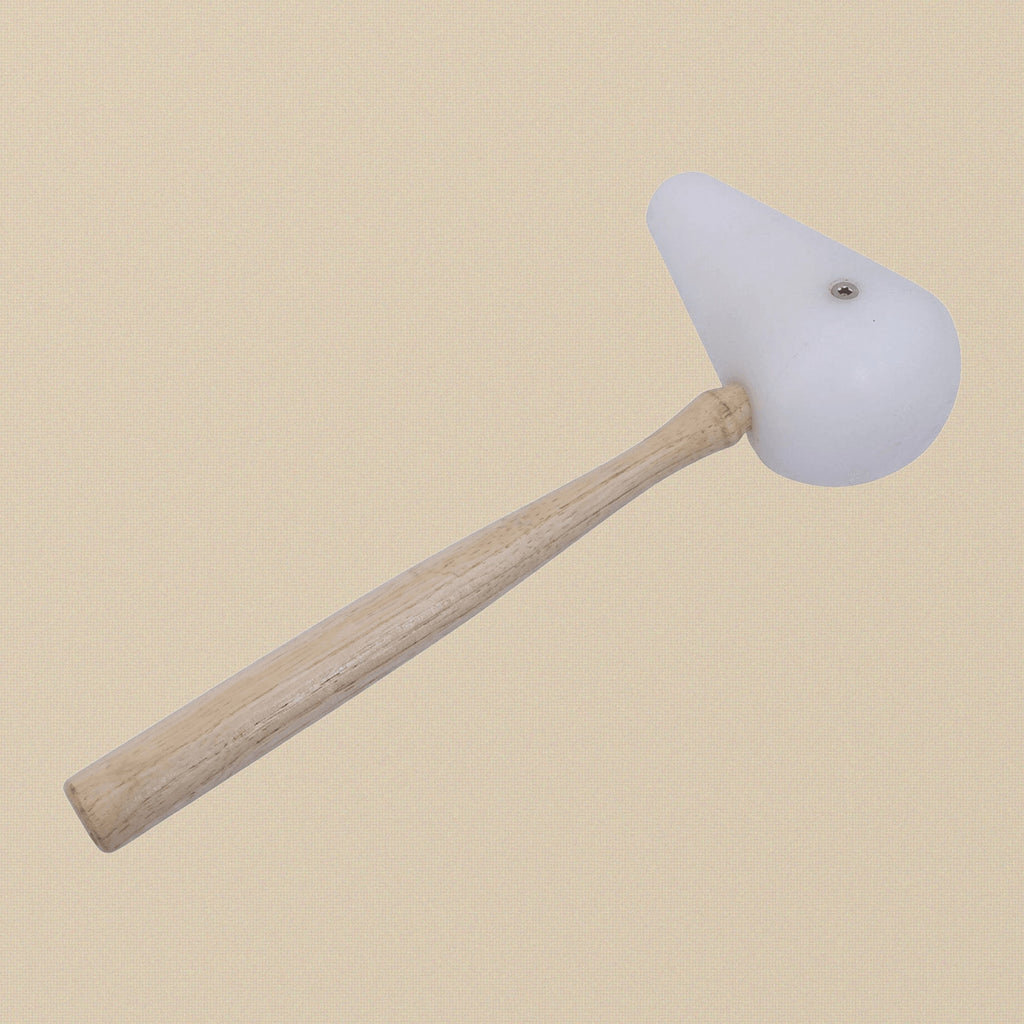 Teflon Domed Pear Shaped Mallet, 12.7 cm Head, Forming Dapping Repousse Hammer | Jewellery Making Tools | Toolsmith Ltd UK
