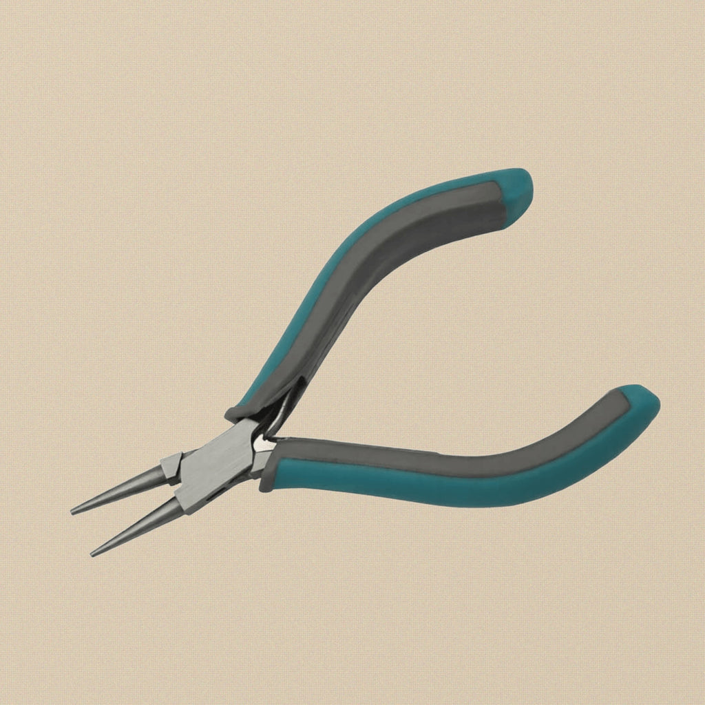 Round Nose Pliers, 4.75 Inch, Stainless Steel, Slim Ergonomic Two Toned Grips, Phthalate Free, Jewellers Hobby Tool | Jewellery Making Tools | Toolsmith Ltd UK