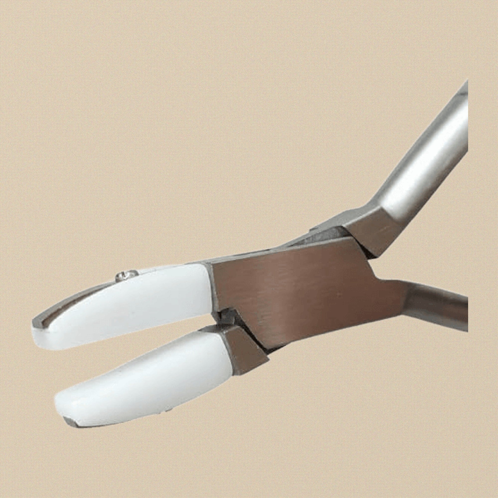 12 MM Wide Jaws Nylon Flat Nose Bracer Optical Pliers, Stainless Steel, 6-Inch Jewellery Making, Crafts and Opticians Tool | Jewellery Making Tools | Toolsmith Ltd UK