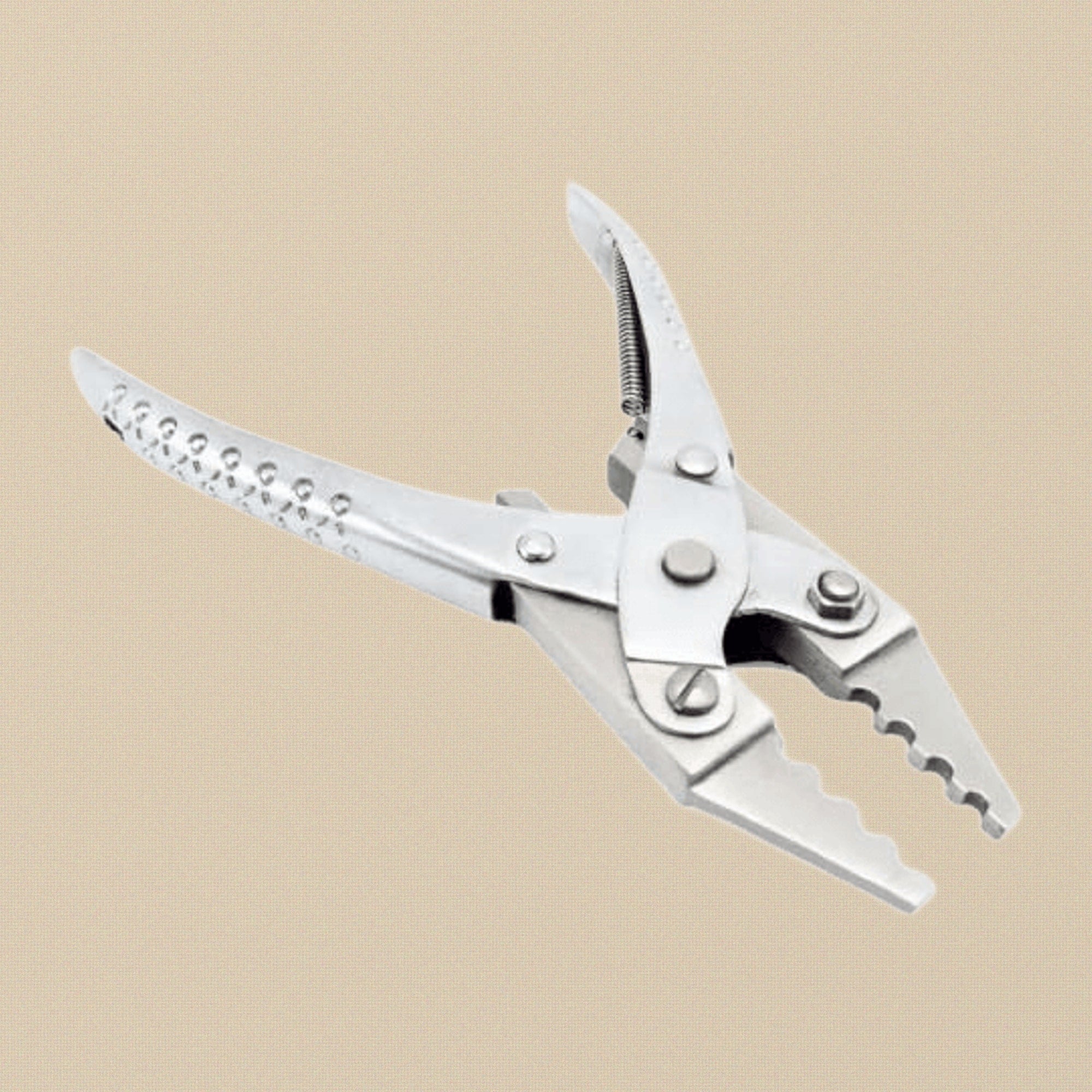 Parallel Spring Action Swedging Pliers, 4-Hole Design, for Woodwind Repair and Jewellery Crafts | Jewellery Making Tools | Toolsmith Ltd UK