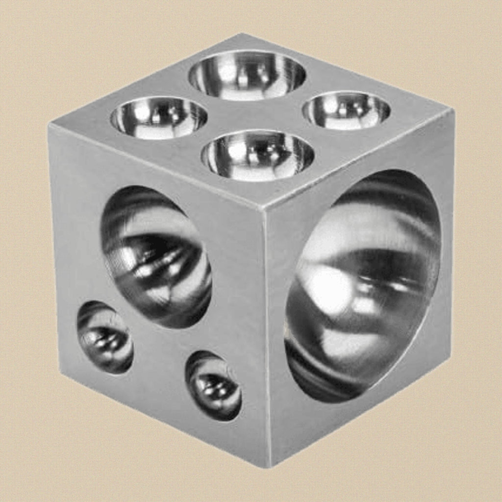 2" Steel Doming Dapping Block/ Die, Jewellery Making, Beading, Metal Shaping Tool | Jewellery Making Tools | Toolsmith Ltd UK