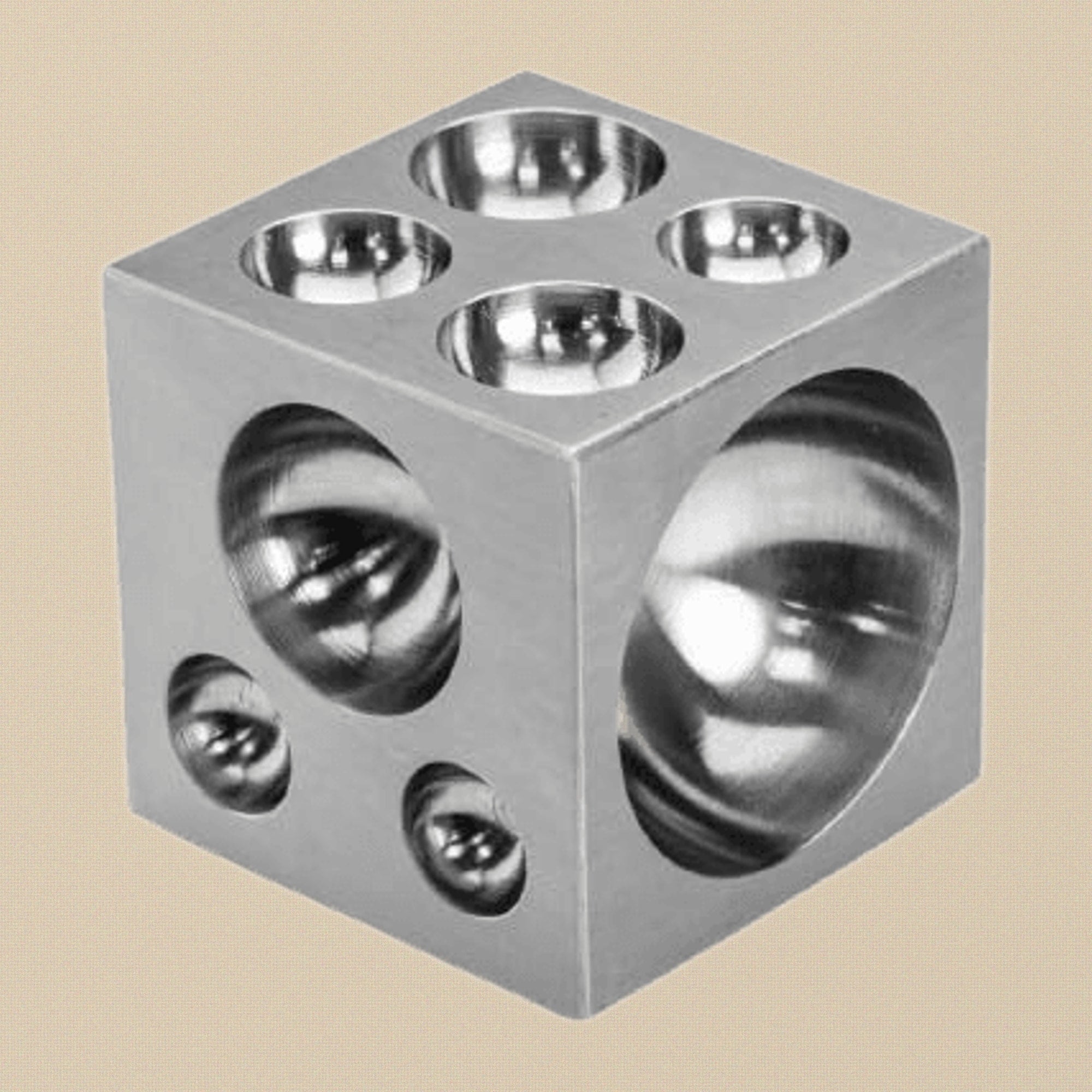2" Steel Doming Dapping Block/ Die, Jewellery Making, Beading, Metal Shaping Tool | Jewellery Making Tools | Toolsmith Ltd UK
