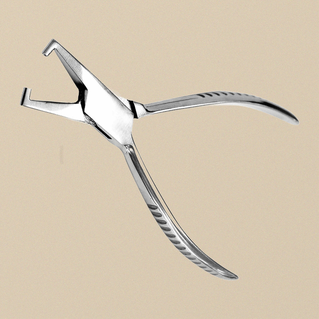 Optical Hinge Setting and Angling Pliers, 150 mm, Stainless Steel, Stable Grip | Jewellery Making Tools | Toolsmith Ltd UK