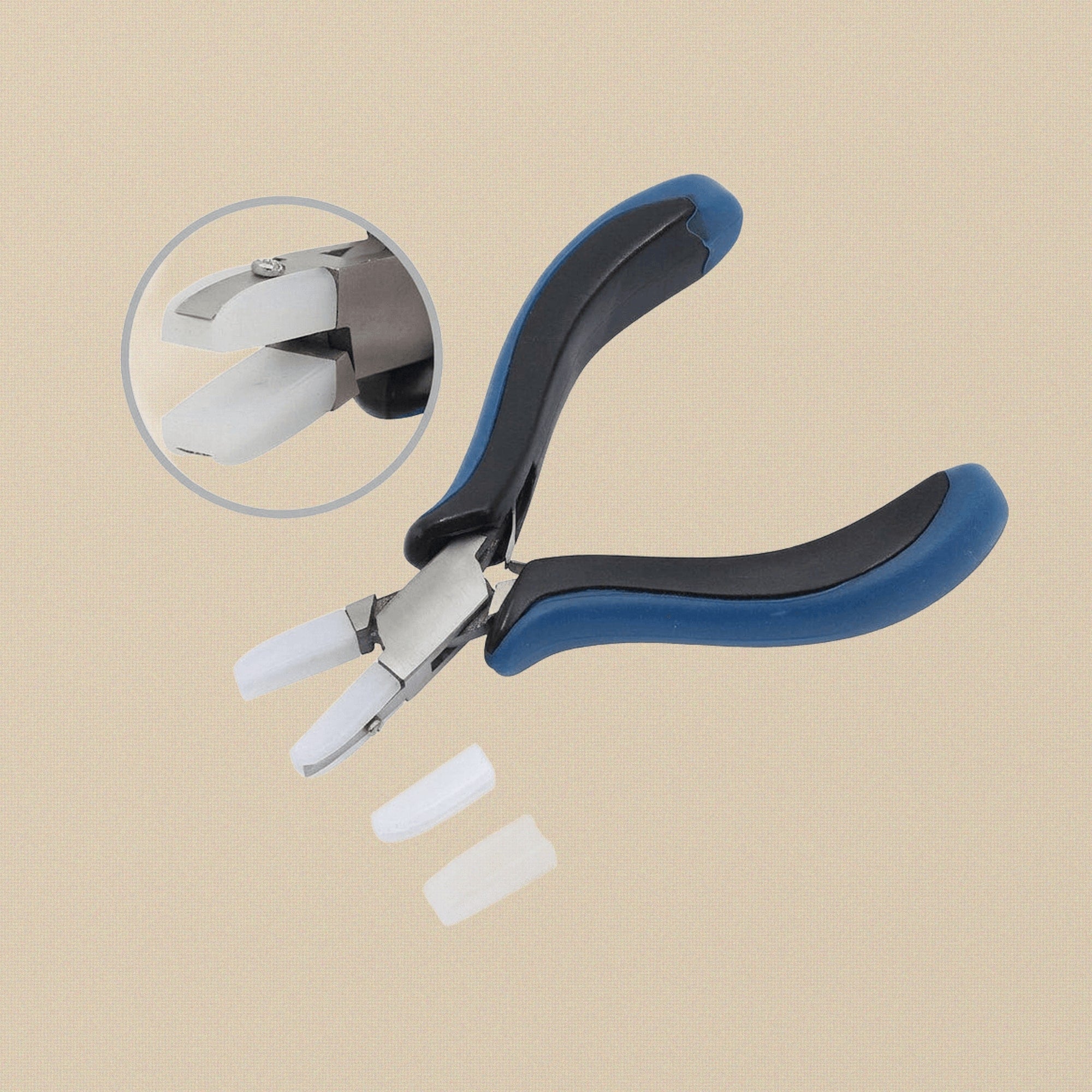 Ergonomic Double Nylon Flat Nose Pliers, 5 Inch, Premium Stainless Steel, Jewellery Beading Wire Wrapping Crafts Tool | Jewellery Making Tools | Toolsmith Ltd UK