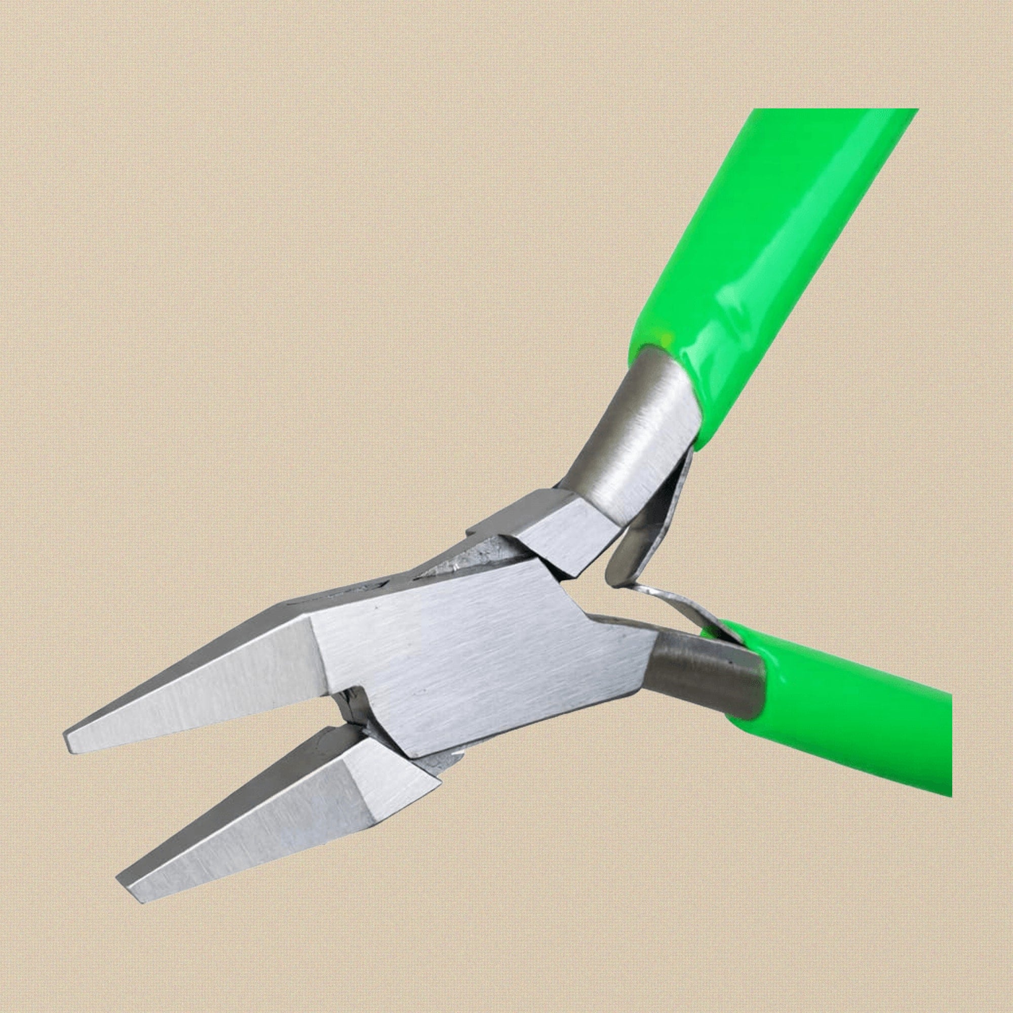 Narrow Flat Nose Pliers with PVC Handles, Tapered Jaw Jewellery Making Tool, 125mm Beading and Crafts Pliers | Jewellery Making Tools | Toolsmith Ltd UK