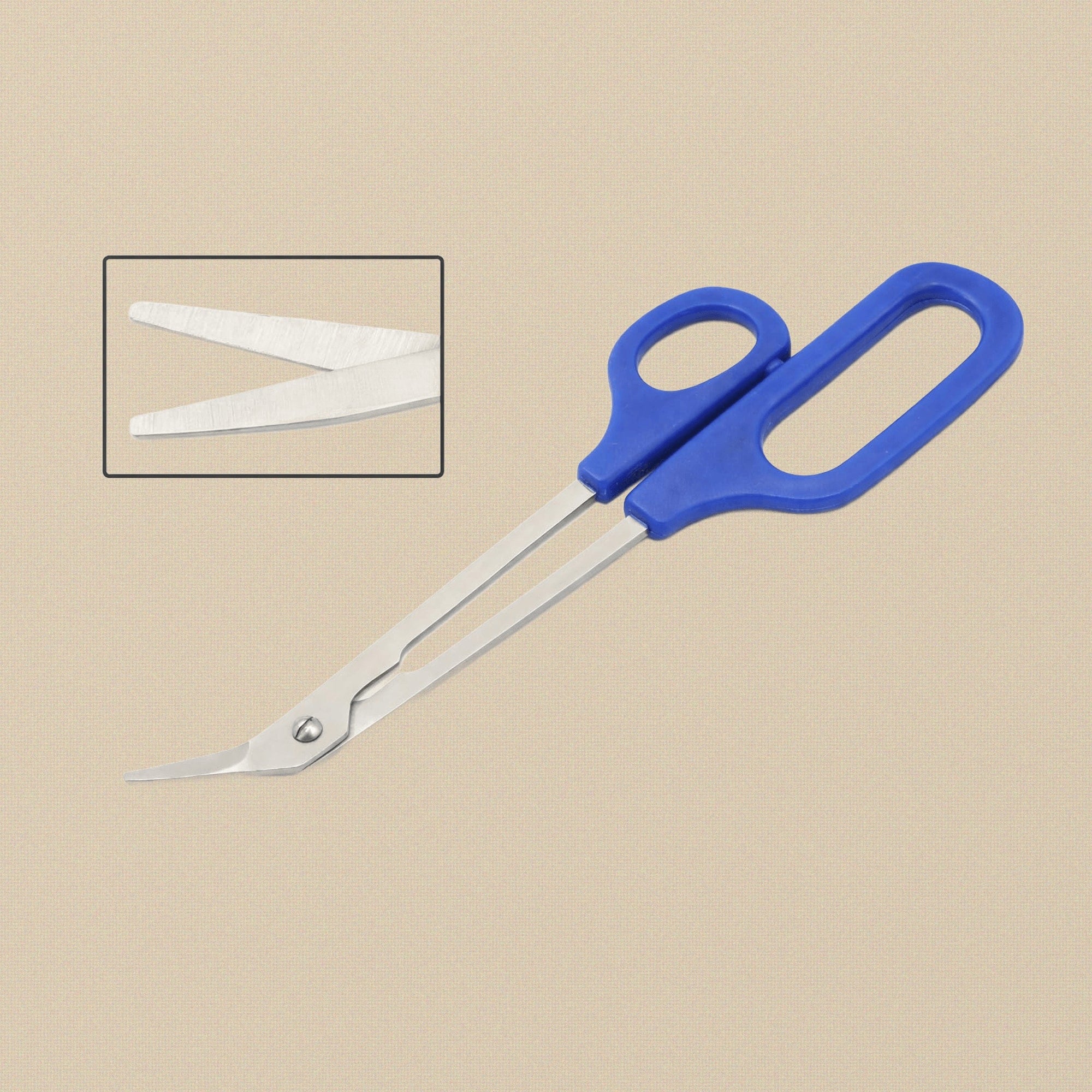 Blue Handle Toe Nail Clippers Scissors, 21 cm Long Reach Manicure Pedicure Chiropody Tool | Beauty & Nail Tools | Toolsmith Ltd UK