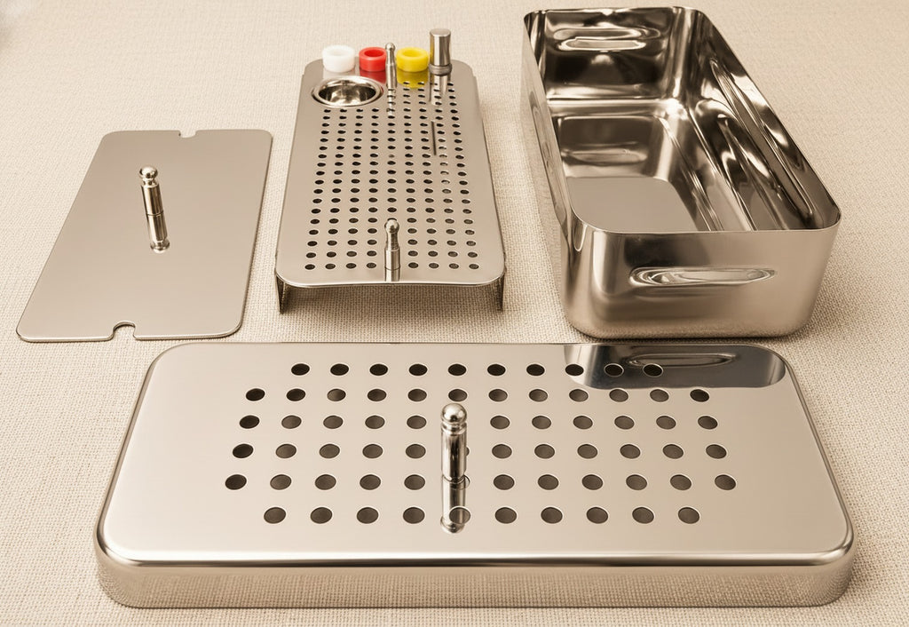 PRF & GRF Processing System Cassette in Medical-Grade Stainless Steel | Surgical Cassette | Toolsmith Ltd UK