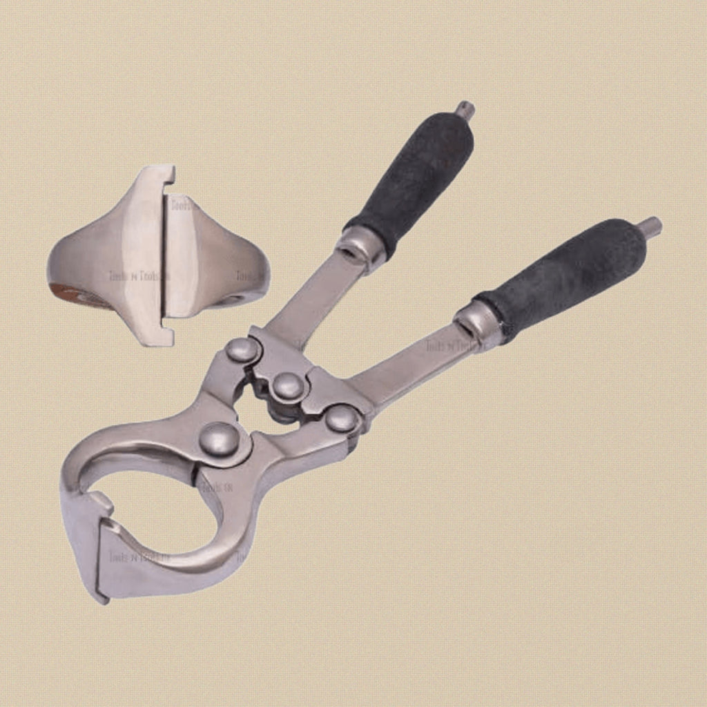 Professional Veterinary Burdizzo Castrator, 12 Inch Bloodless Emasculator Tool for Lamb and Goat | Veterinary Instruments | Toolsmith Ltd UK