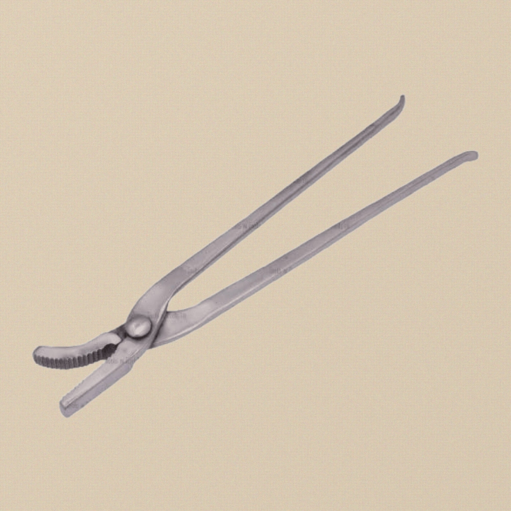 Professional 12" Farrier Hoof Clincher, Curved Alligator Jaw Tongs, Horse Shoe Tool for Equine Care | Farrier & Veterinary Tools | Toolsmith Ltd UK