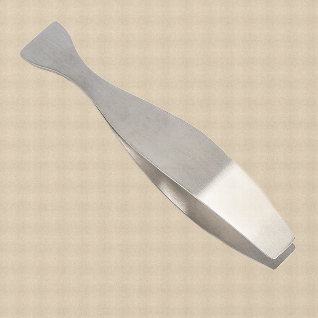 Fish Bone Style Tweezers, 14cm Stainless Steel, Eyebrows Hair Removal, Beauty Tool | Beauty & Nail Tools | Toolsmith Ltd UK