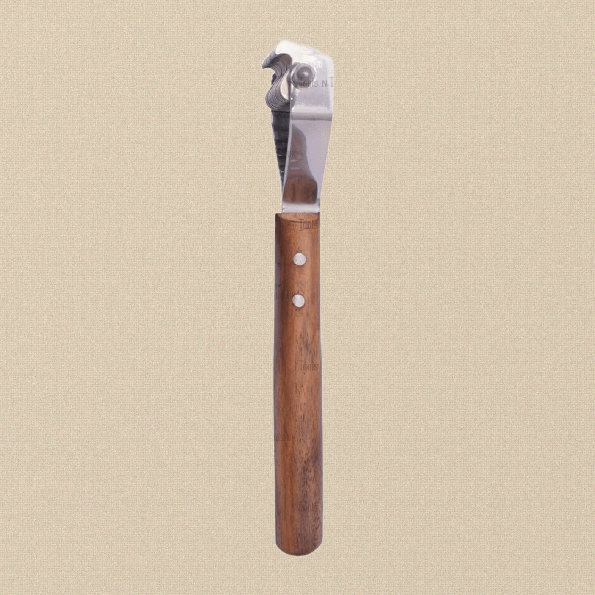 20 Blade Pet Grooming Dematting Tool, Dogs and Cats Hair Stripper/ Brush with Wooden Handle, Metal Spring Design for Pets Fur Removal Comb | Pet Grooming Tools | Toolsmith Ltd UK