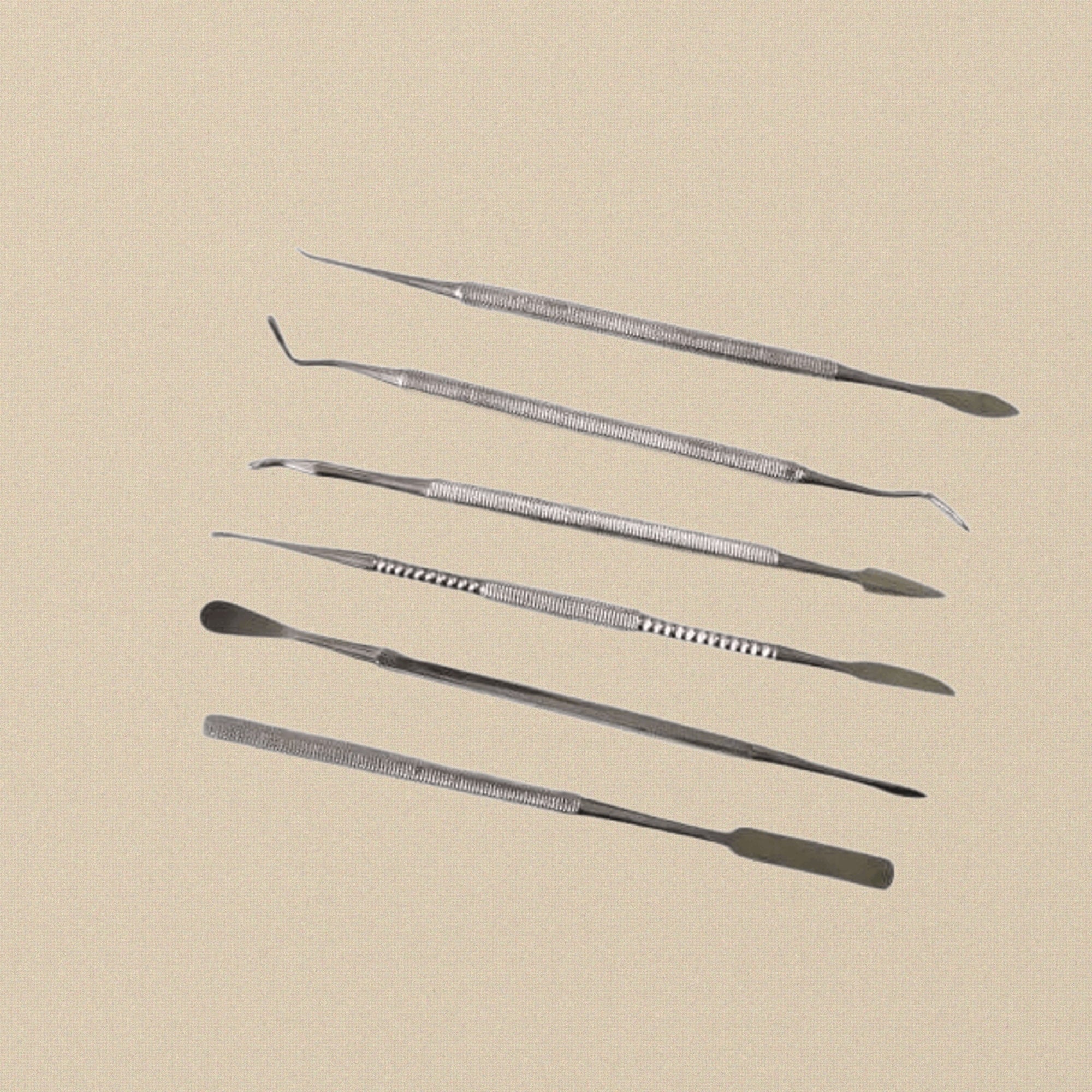 Professional 6 Piece Wax Carving Tools Set, Stainless Steel, Double Ended, Clay Sculpting and Modelling Instruments | Hobby & Craft Tools | Toolsmith Ltd UK