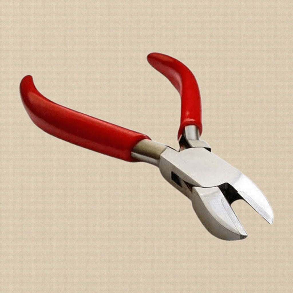 Premium 5 Inch Jewellery Diagonal Side Wire Cutter Pliers with Tungsten Carbide Tips, Professional Cutting Tool Upto 12 Gauge/ 2.05 mm, PVC Handle | Jewellery Making Tools | Toolsmith Ltd UK