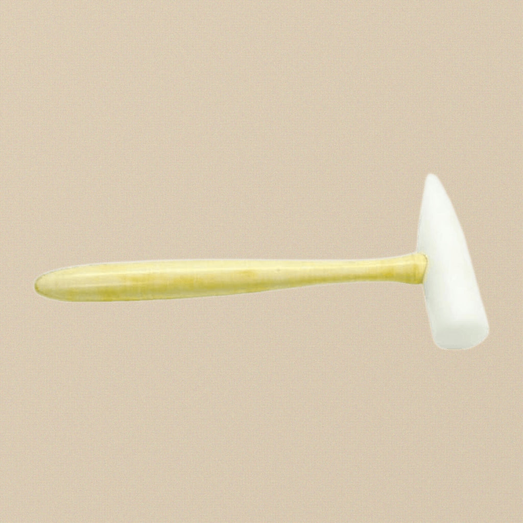 Nylon Hammer with Large Plastic Head, 12 cm Non-Marring Wedge Head, Metal Forming and Repousse Tool | Jewellery Making Tools | Toolsmith Ltd UK
