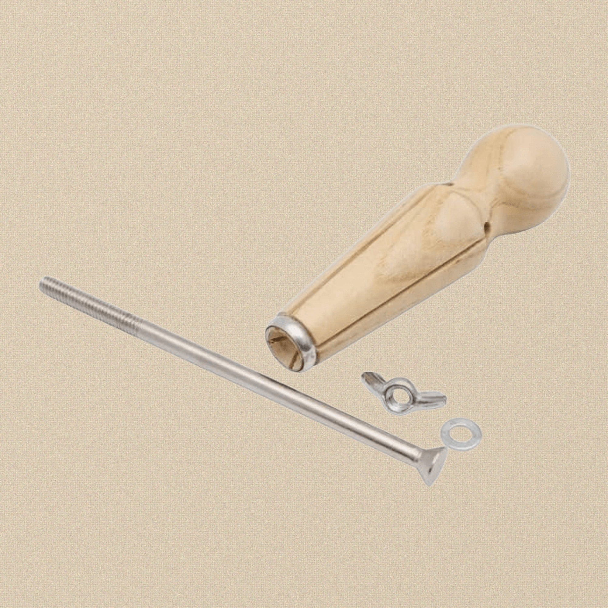 Wooden Ring Clamp Holder, 5.5-inch Jewellery Making Vise Tool with Wing Nut | Jewellery Making Tools | Toolsmith Ltd UK