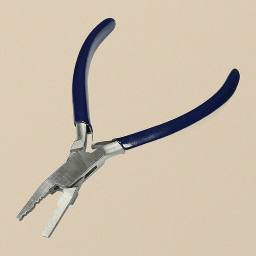 5-Inch Dual Crimping Pliers for Jewellery Making, Beading Tool for 1.5mm and 2.0mm Crimps, Stainless Steel, PVC Handles | Jewellery Making Tools | Toolsmith Ltd UK