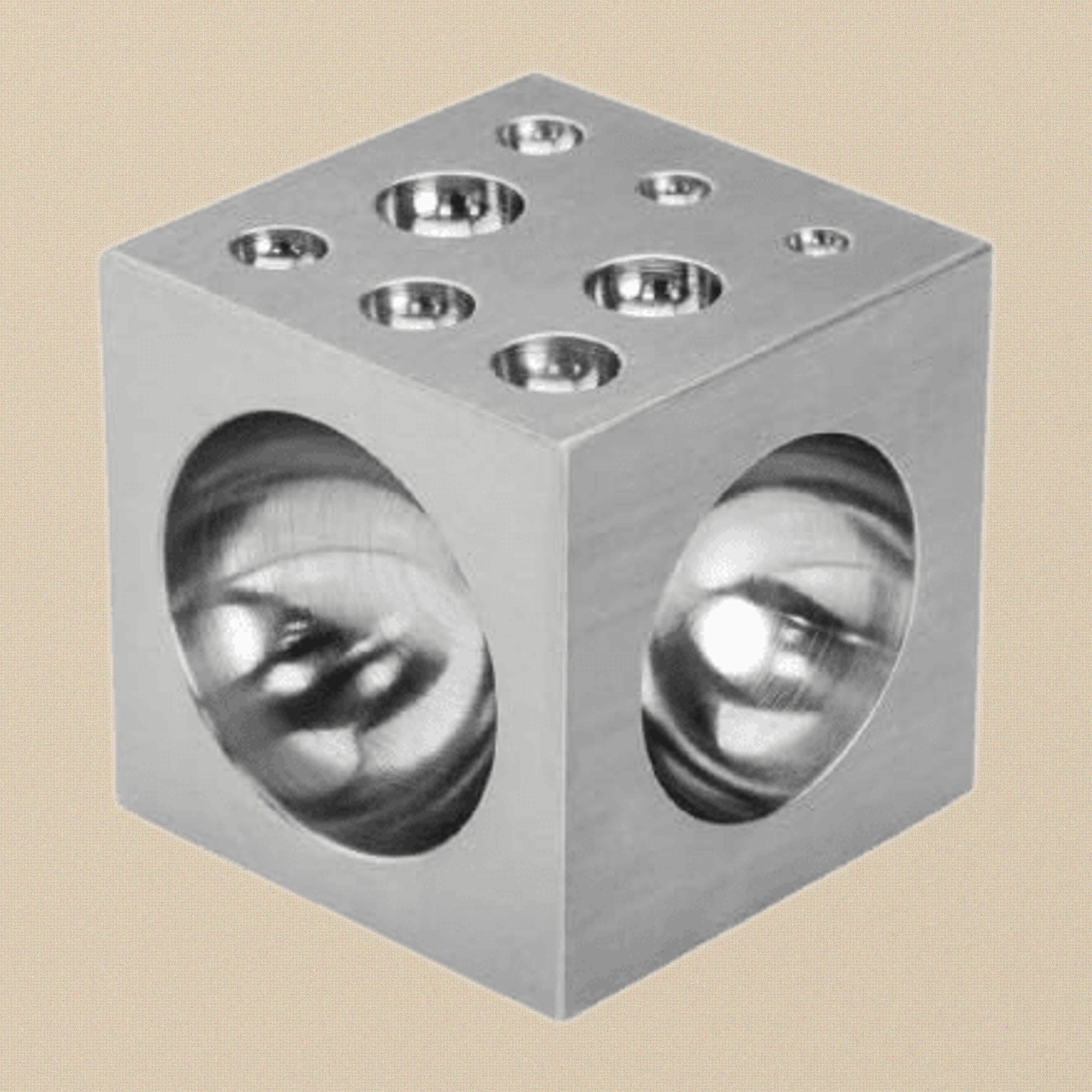 2" Steel Doming Dapping Block/ Die, Jewellery Making, Beading, Metal Shaping Tool | Jewellery Making Tools | Toolsmith Ltd UK