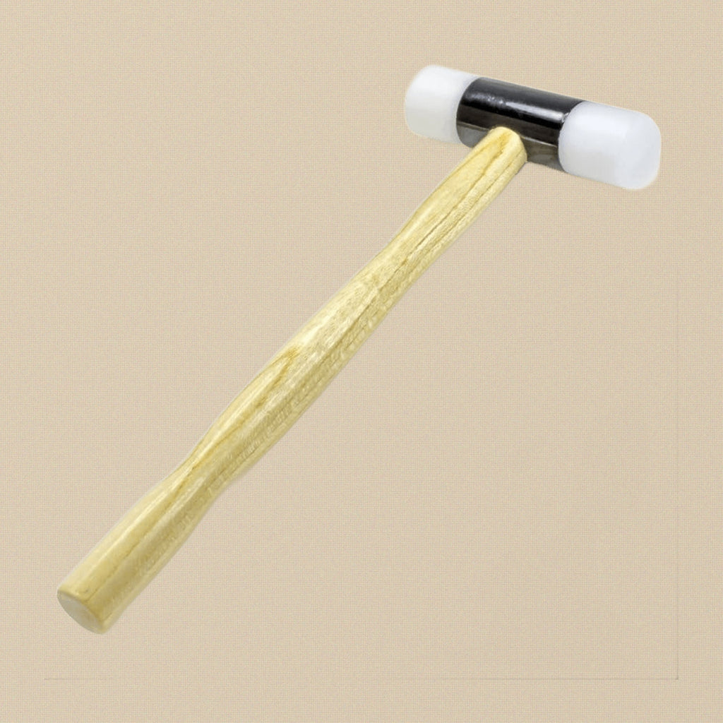 Nylon Head Mallet, 1.25" Diameter, Wooden Handle, Multi-Purpose Jewellery Making Tool | Jewellery Making Tools | Toolsmith Ltd UK
