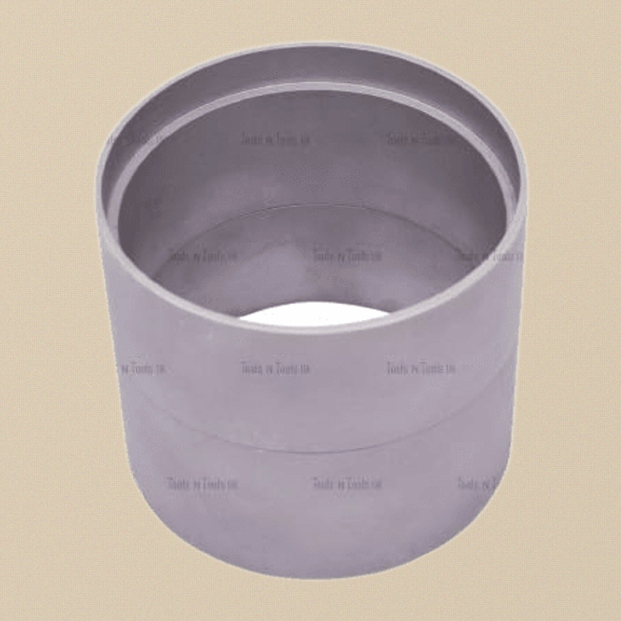 100mm x 100mm Aluminium Sand Casting Mould Rings, 2-Part Set, for Delft Clay and Peterobond | Jewellery Making Tools | Toolsmith Ltd UK