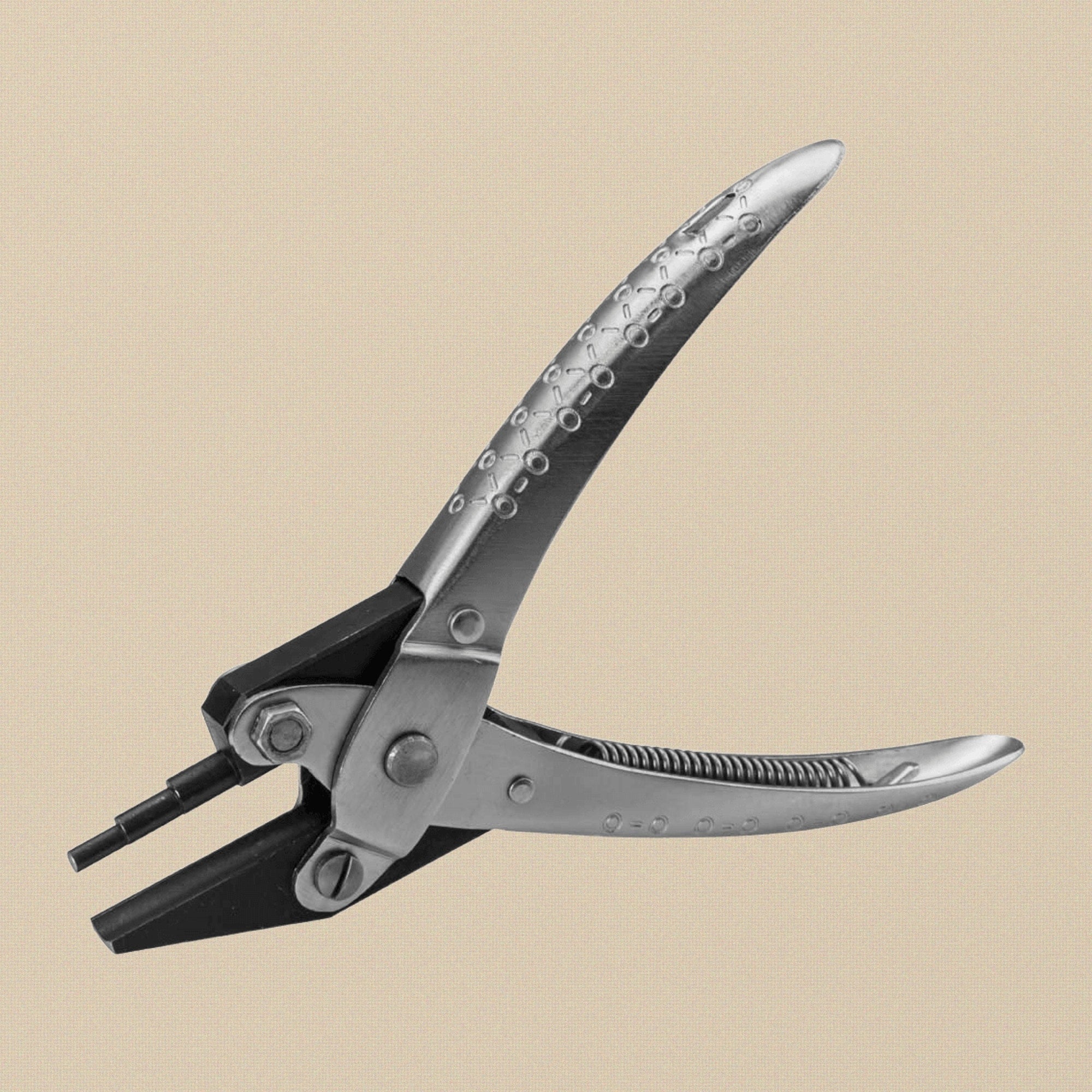 3-Step Round and Concave Parallel Pliers, 140mm, 3-4-5 mm Loops, Jewellery Making Tool with Spring | Jewellery Making Tools | Toolsmith Ltd UK