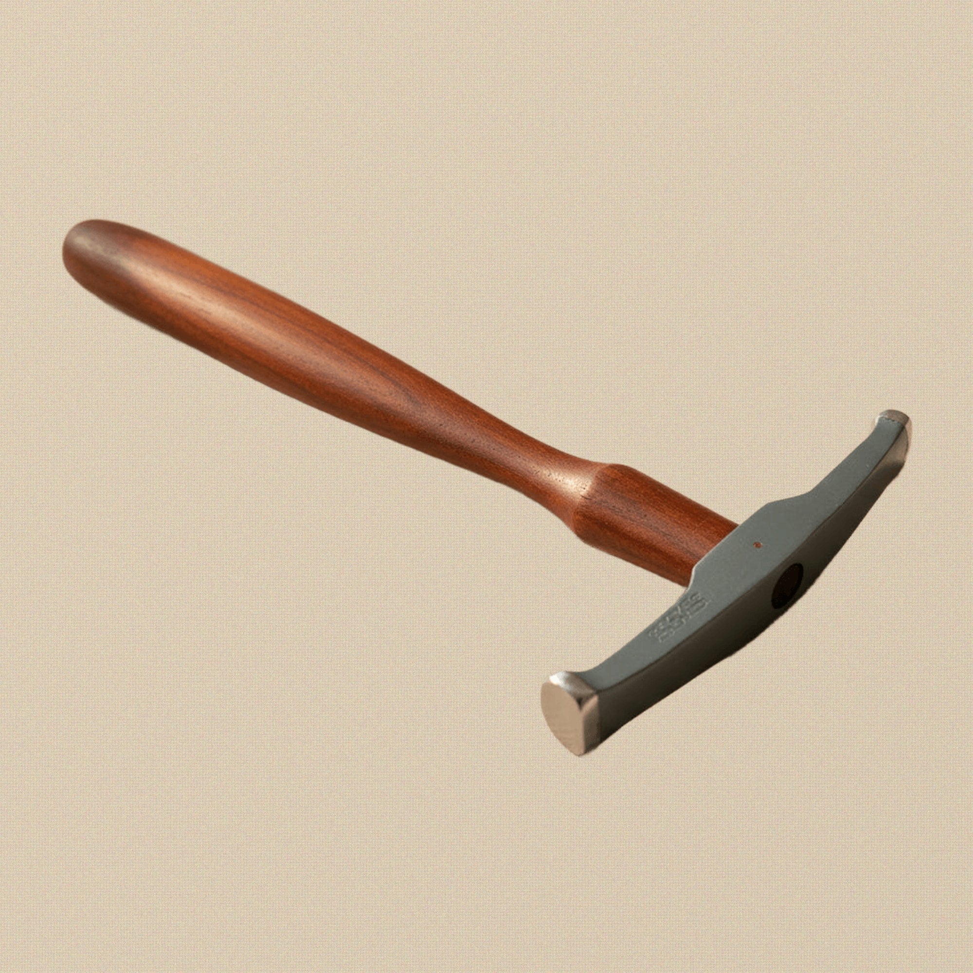Rounded Planishing Hammer with Wood Handle, 10 Inch, Large-Scale Metalwork Jewellery Crafts Repoussé Tool | Jewellery Making Tools | Toolsmith Ltd UK