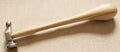 22mm German Style Bow Face Ball Peen Chasing Hammer with Wood Handle, Metal Planishing Repousse Tool for Metalwork | Jewellery Making Tools | Toolsmith Ltd UK