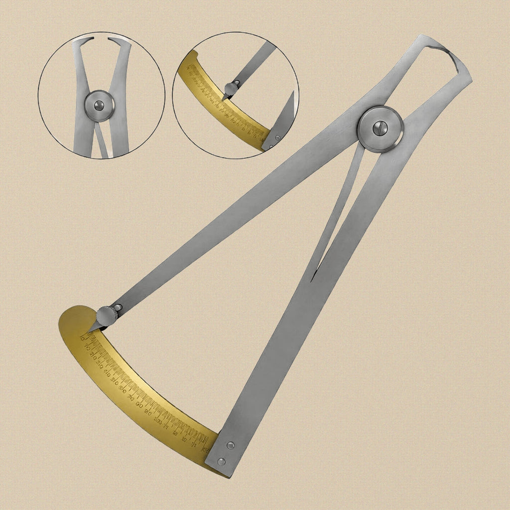 Jeweller's Spring Measuring Caliper, 7.0 inch, 0.1-15 mm Range, Gemstone Gauge Tool | Jewellery Making Tools | Toolsmith Ltd UK