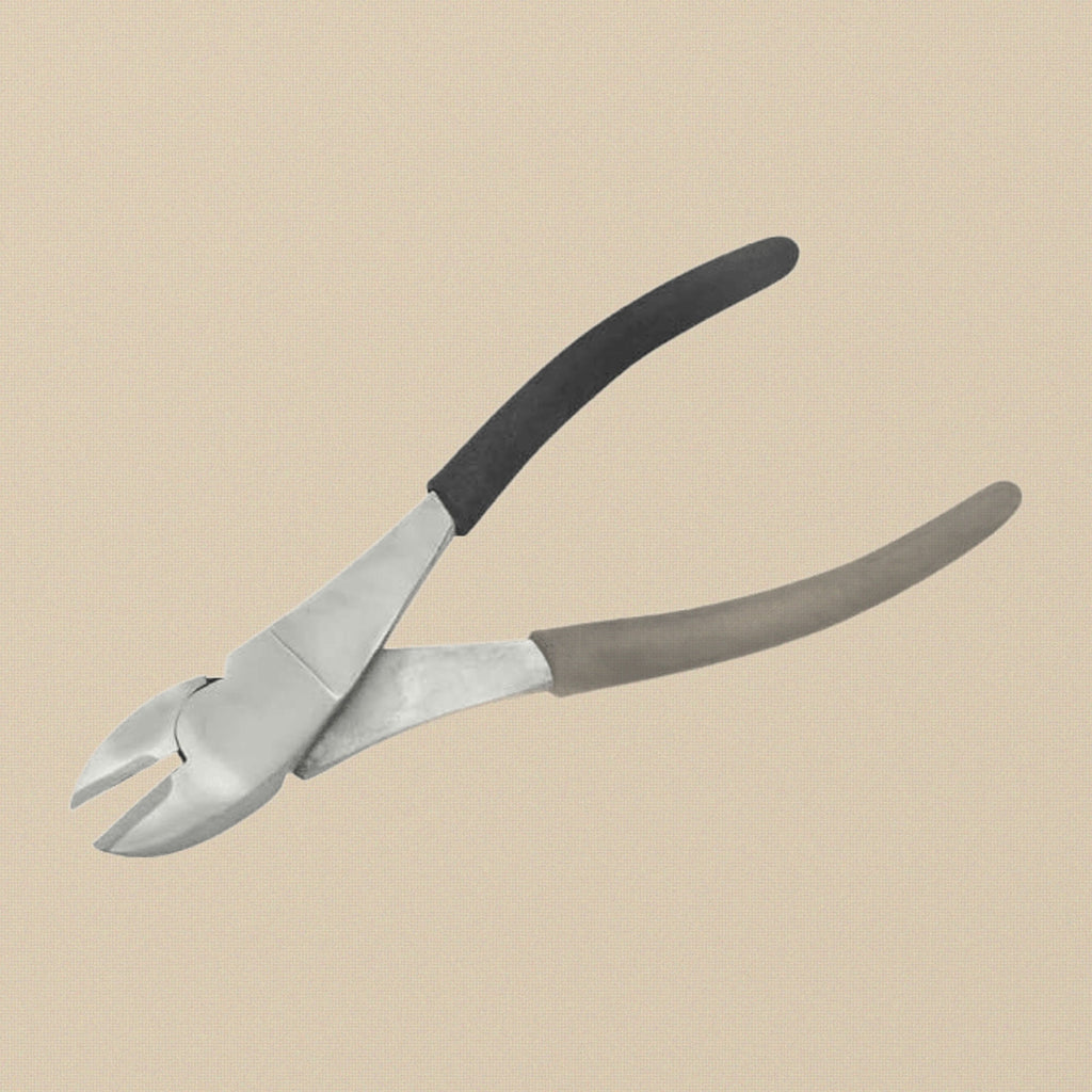 Heavy Duty Diagonal Side Cutters, 8-Inch Stainless Steel Pliers with Carbide Jaws/ Tips, Foam Grips, Pin and Wire Cutting Tool for Jewellery Making and Crafts | Jewellery Making Tools | Toolsmith Ltd UK
