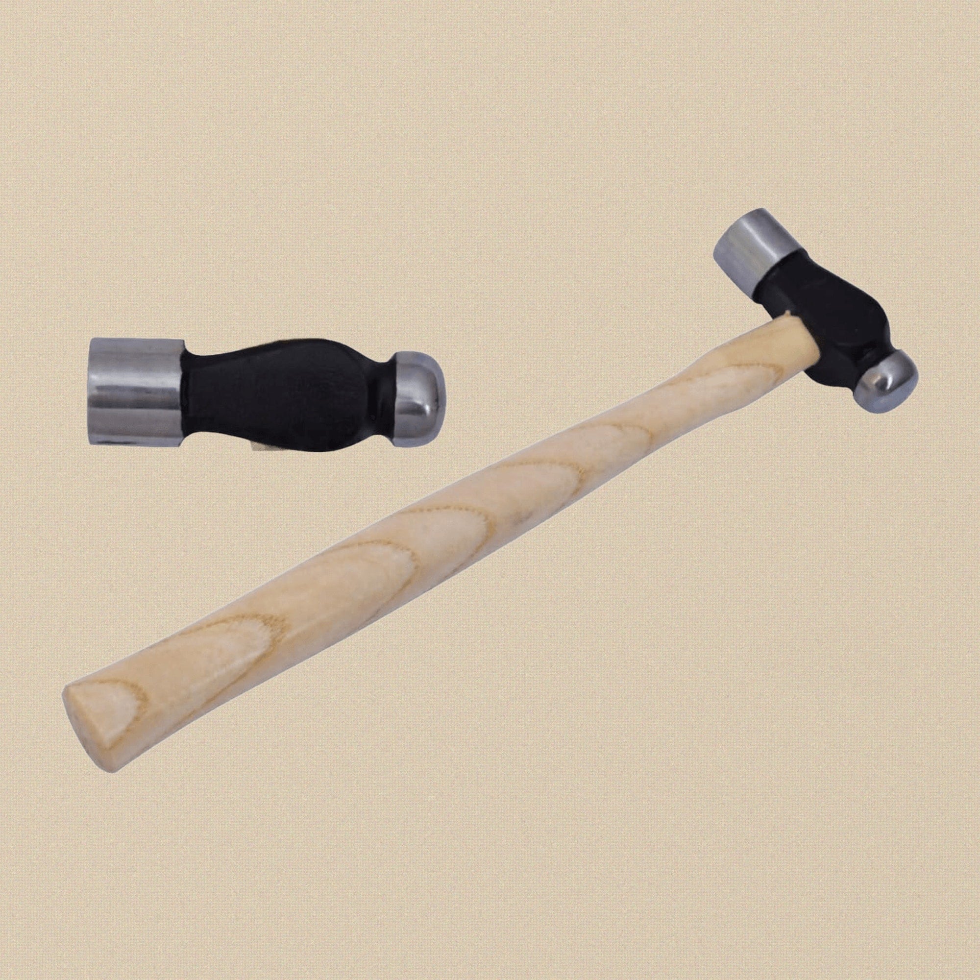 Ball Peen Hammer, 8 oz, Metal Work Forming, Jewellery Making, Hobby Crafts, Wooden Handle | Watch & Clock Tools | Toolsmith Ltd UK