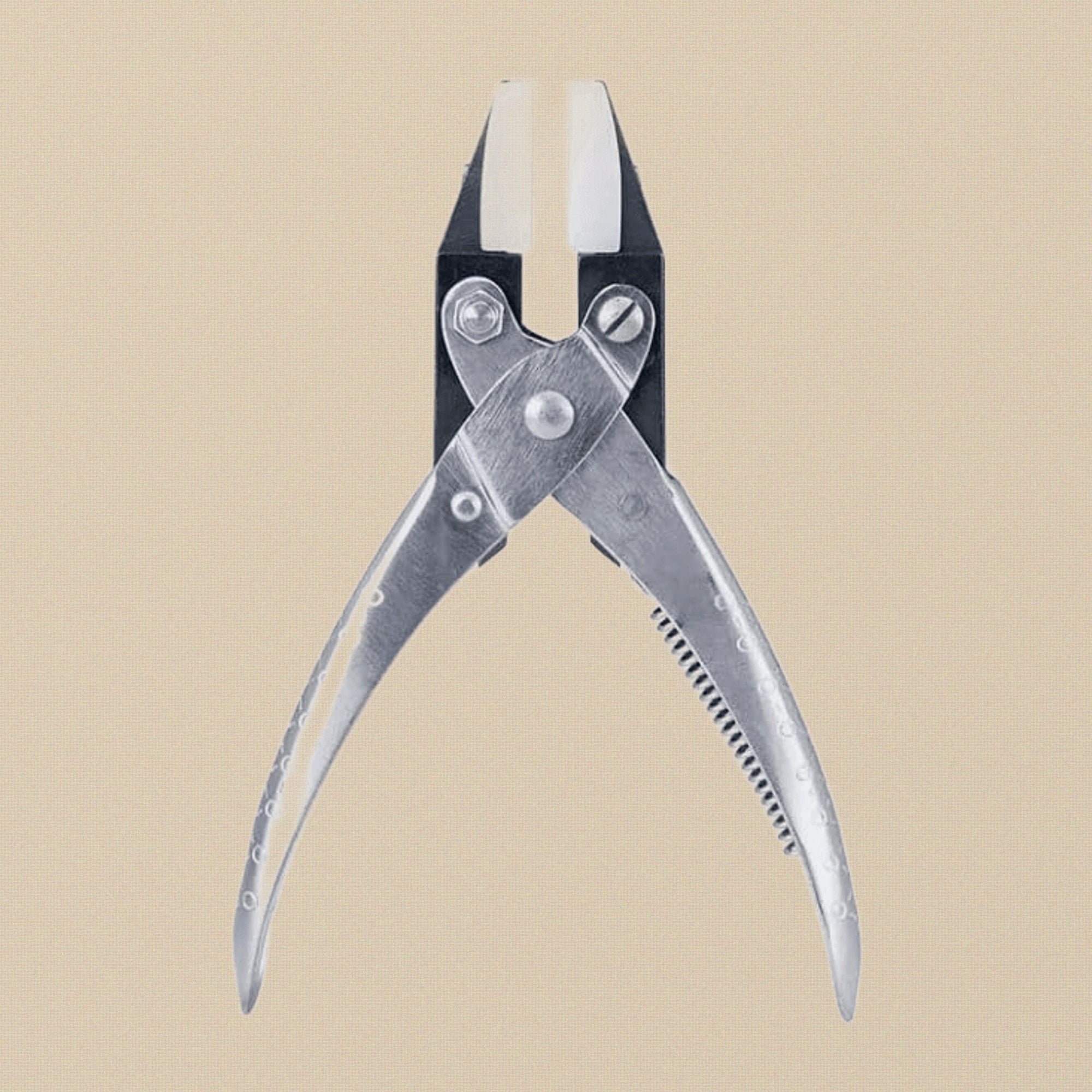 Parallel Action Nylon Jaws Flat Nose Pliers, 140 mm, with Extra Jaws, for Jewellery and Crafts | Jewellery Making Tools | Toolsmith Ltd UK