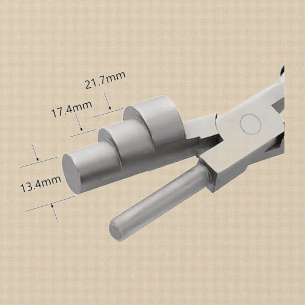 3-Step Wire Wrap Pliers, Jewellery Bail Making Tool, 13mm, 17mm, 21mm | Jewellery Making Tools | Toolsmith Ltd UK