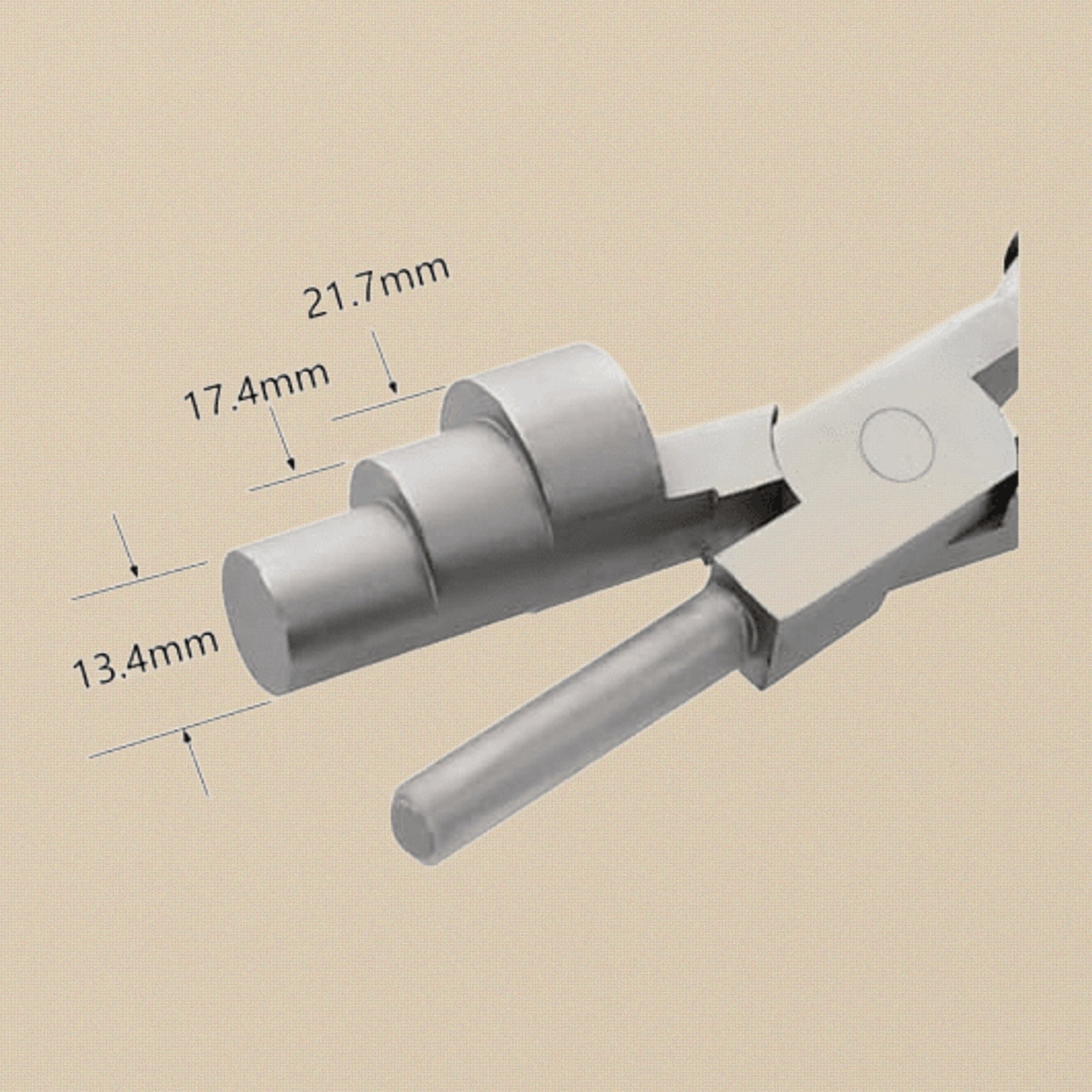 3-Step Wire Wrap Pliers, Jewellery Bail Making Tool, 13mm, 17mm, 21mm | Jewellery Making Tools | Toolsmith Ltd UK