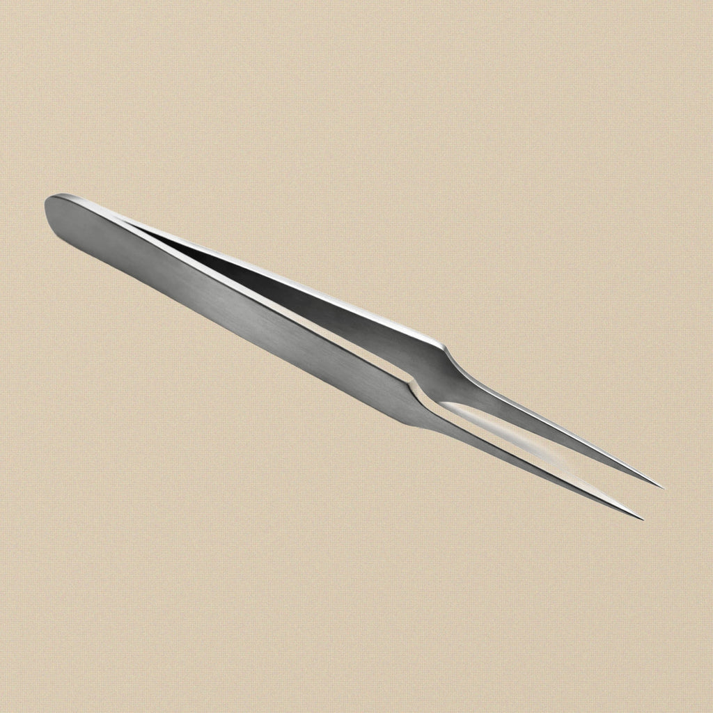 Professional (5-S) Stainless Steel Pointed Tip Tweezers, 5'', Magnetic, Anti-Acid, for Watch and Jewellery Repairs | Watch & Clock Tools | Toolsmith Ltd UK