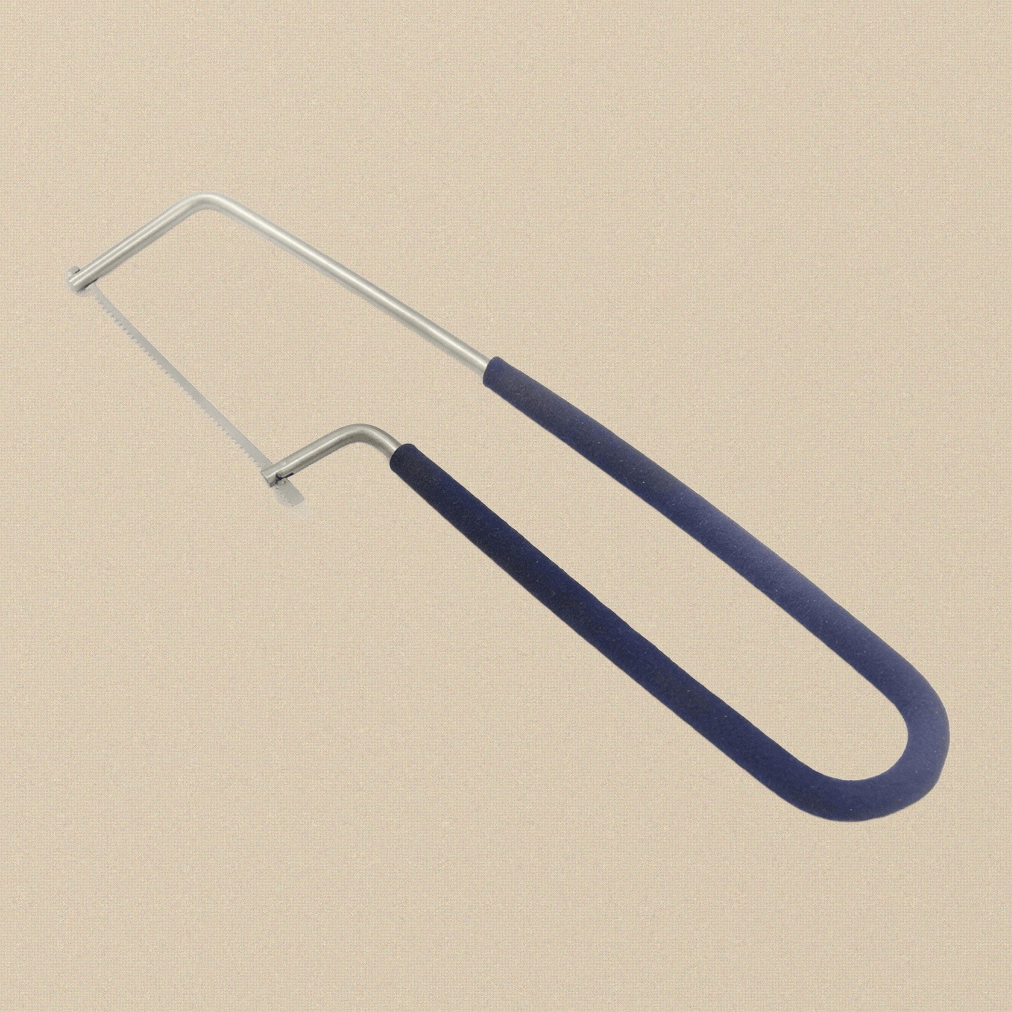 Dental Laboratory Saw Frame, Adjustable for 63.5 mm Piercing Blades — Blue