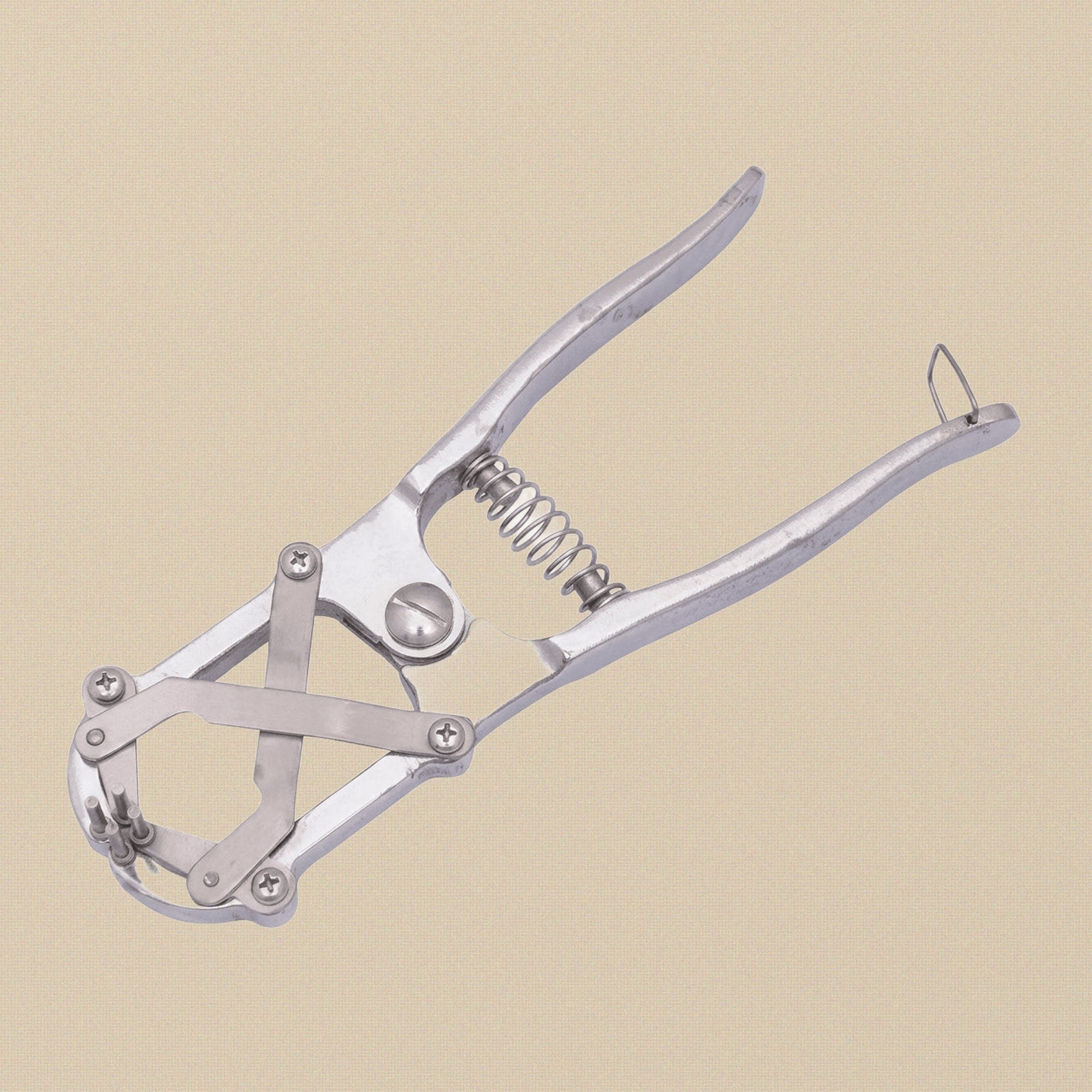 Professional Veterinary Elastrator Pliers, Large Pewter Castrating Rubber Ring Applicator Tool | Pet Grooming Tools | Toolsmith Ltd UK