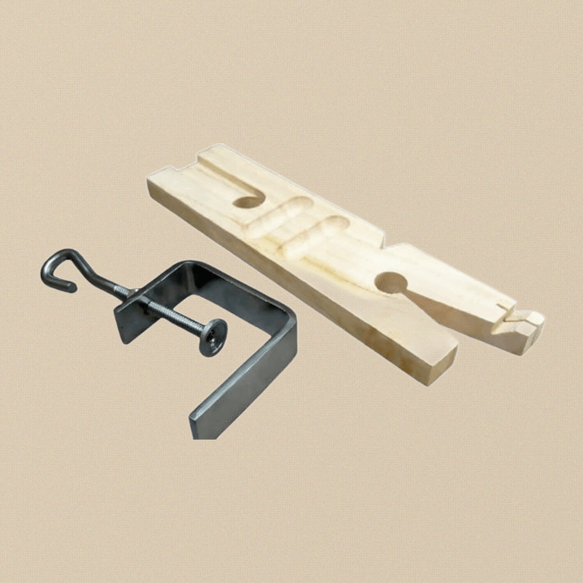 Left Hand 7" Jewelers V Slot Bench Saw Pin Vice and Clamp with Ring Cutting Jig | Jewellery Making Tools | Toolsmith Ltd UK