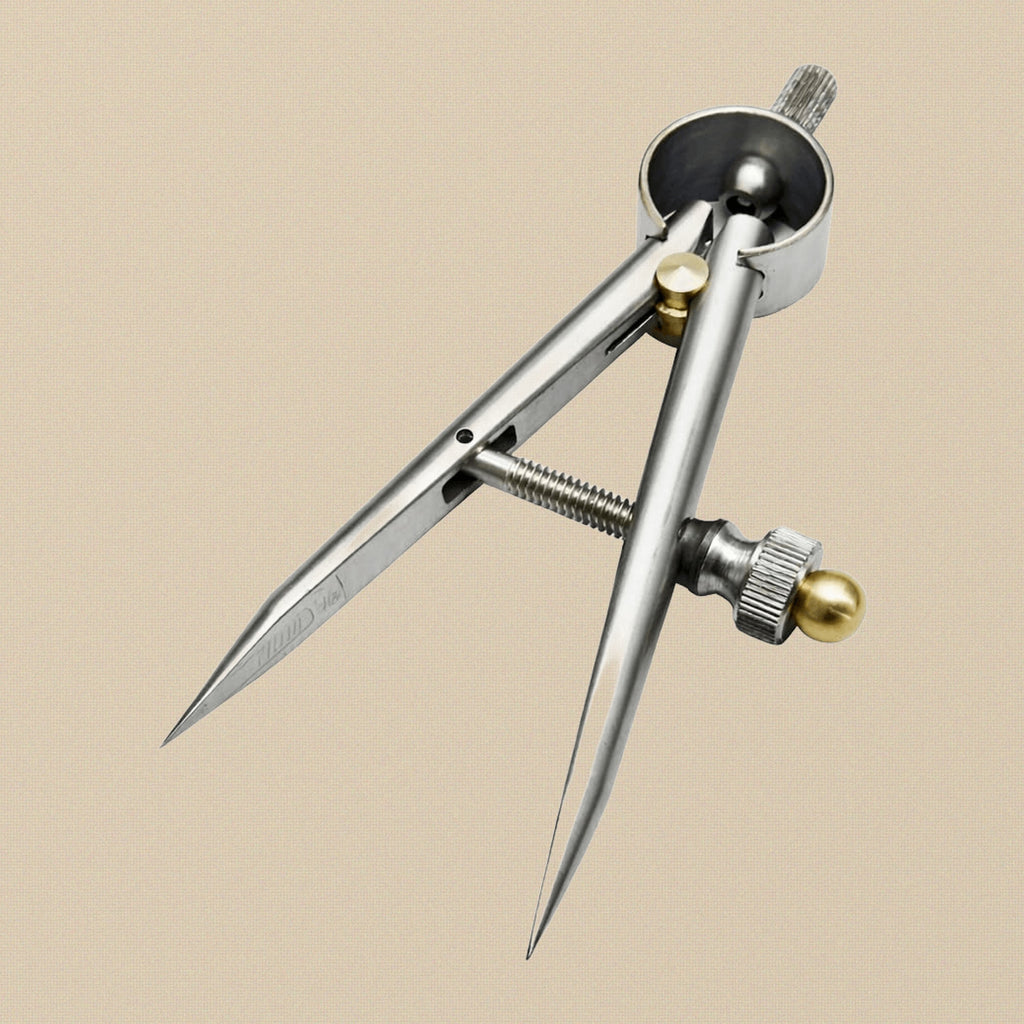 Premium Divider Caliper with Tungsten Carbide Tips, 3 Inch Round Leg, Precision Layout and Design Tool | Jewellery Making Tools | Toolsmith Ltd UK