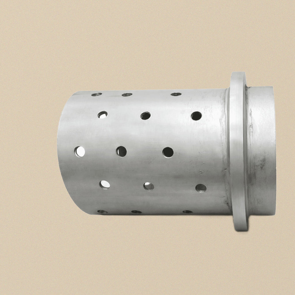 Heavy Duty Perforated Casting Flask, Stainless Steel, 4" x 5.7", Medium Size, Vacuum Casting, 1/8" Wall Thickness | Jewellery Making Tools | Toolsmith Ltd UK